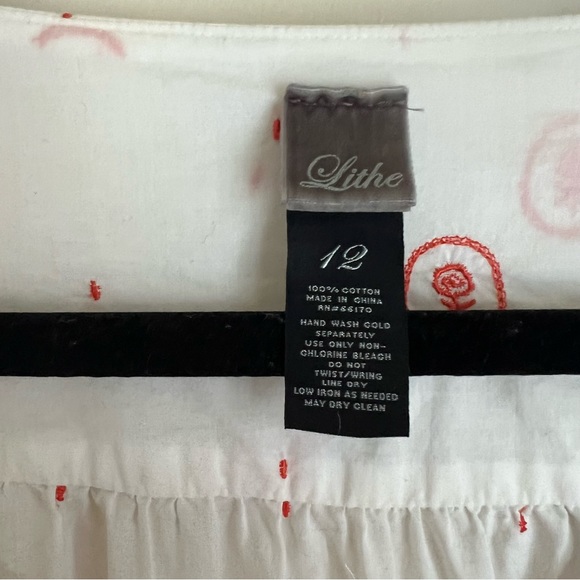 Anthropologie Lithe Rose Cameo Blouse Size 12 - Picture 6 of 6